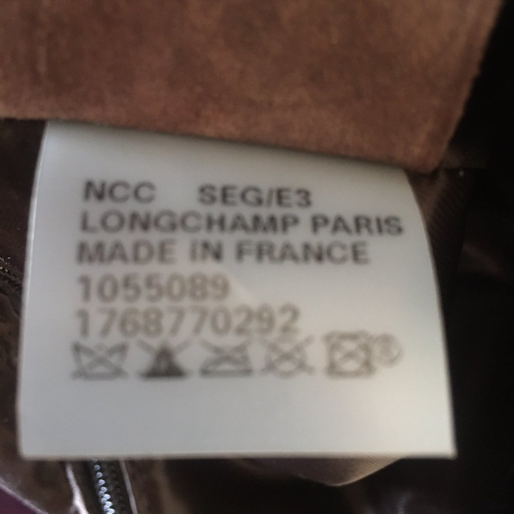 **SOLD**Longchamp 3D Large Olive Leather Hobo Bag - Picture 8 of 10